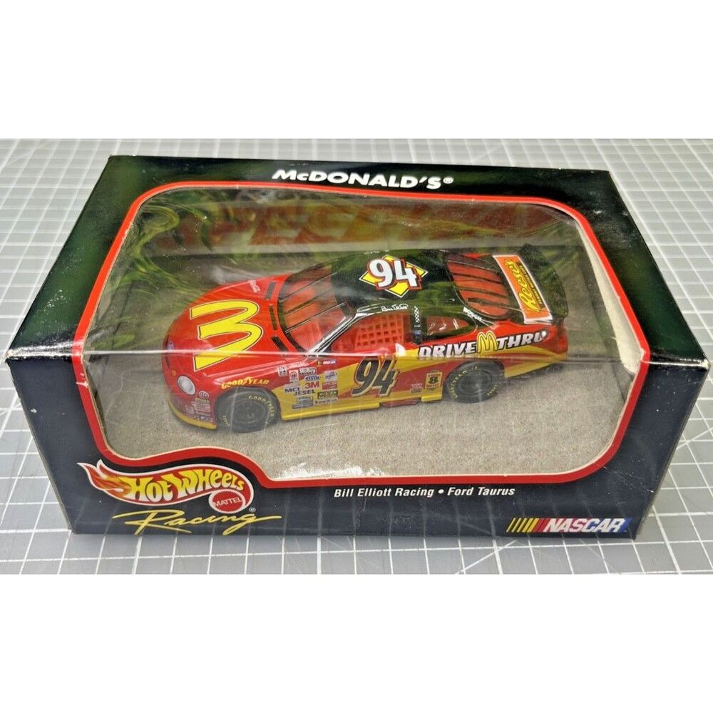 mcdonalds bill elliott racing ford taurus 1998 hot wheels racing 1998 Mattel